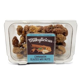 Milkylicious-Cinnamon Glazed Almonds 4oz (Material: Cinnamon Glazed Mixed Nuts)