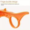 1pc; Portable Fruit Peeler; Stainless Steel Ring Pear Orange Kiwi Peeling Knief; Multi-functional Potato Vegetable Kitchen Dining Tool